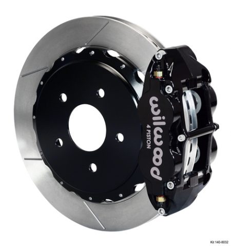 Wilwood Black Forged Narrow Superlite 4R Rear Big Brake Kit - 97-13 Chevrolet Corvette