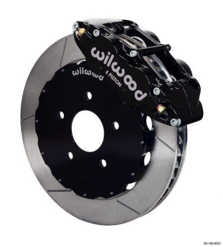 Wilwood Black Forged Narrow Superlite 6R Front Big Brake Kit - 99-12 Subaru Impreza WRX / STI